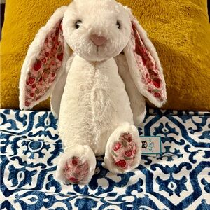 Jellycat Blossom Cream Berry Bunny NWT